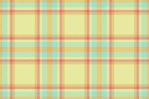 Plaid fabric pattern of textile tartan check with a vector seamless texture background.