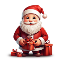 Natal santa claus ai generativo png