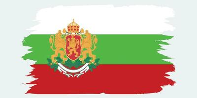 Bulgarian flag in vector form. vector artwork