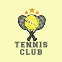 tennis ball and racket in vector format