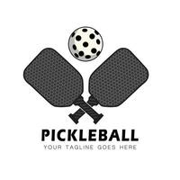 vector pickleball logo template