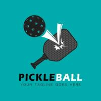 vector pickleball logo template