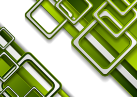 Bright green geometric technology background png