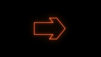 Directional arrow line loop video