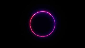 saber neon circle loop, circle loading bar loop animation video