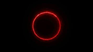 saber neon circle loop, circle loading bar loop animation video