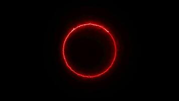 saber neon circle loop, circle loading bar loop animation video