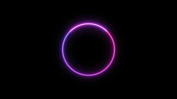 saber neon circle loop, circle loading bar loop animation video