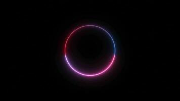 fire ring, saber neon circle loop, circle loading bar loop animation video