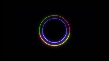 fire ring, saber neon circle loop, circle loading bar loop animation video