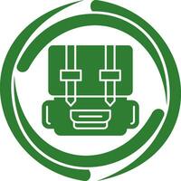 Backpack vector icon