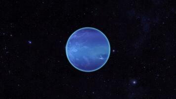 planète Neptune 4k video