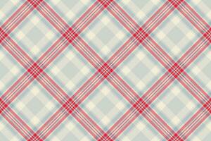 Pattern vector fabric of plaid check texture with a seamless background tartan textile.