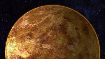 planet Venus 4k video
