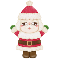 Noël Père Noël claus isoler mignonne Père Noël ,Noël cadeau png