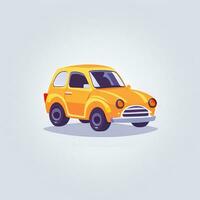 AI generated Toy Car Avatar Icon Clip Art Sticker Decoration Simple Background photo