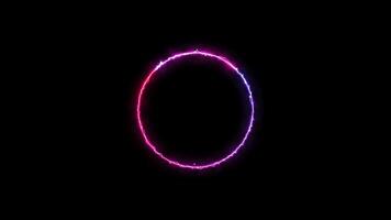 saber neon loop, abstract background video