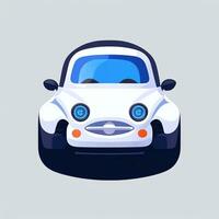 AI generated Toy Car Avatar Icon Clip Art Sticker Decoration Simple Background photo