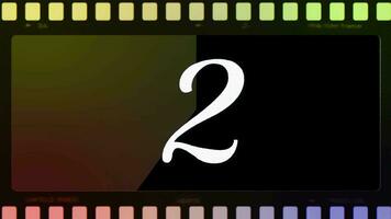 cuenta regresiva Temporizador con cinematográfico tema para cinco segundos - gratis vídeo video