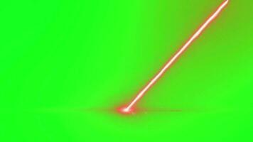 Laser beam green screen video - Free video