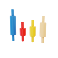 3D Rendering Candle Stick Icon Object png