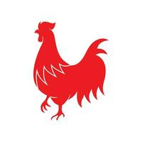 plantilla de logotipo de gallo vector