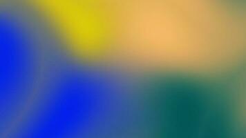 Animation Abstract Blurred Blue Green Yellow Soft Gradient Cycle Background Loop video