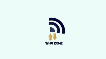Wi-Fi ikon animering video