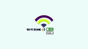 Wi-Fi icona animazione video