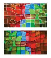 mosaic rainbow color gradient vector for background design