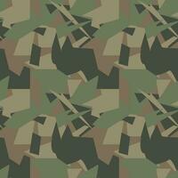 Geometric camouflage seamless pattern. Abstract modern military urban texture. Stock vector illustrations.