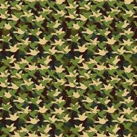 Birds on camouflage seamless pattern vector