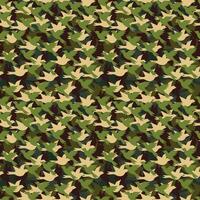 Birds on camouflage seamless pattern vector