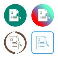 Unique Case Study Vector Icon