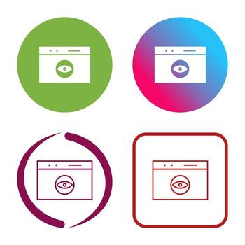 icono de vector de optimización de enlace único