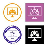 Unique Online Games Vector Icon