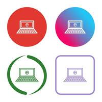 Unique Internet Vector Icon