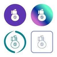 Unique Money Sharing Vector Icon