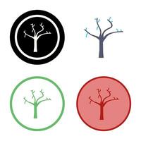 Tree with no Leaves Vector Icon