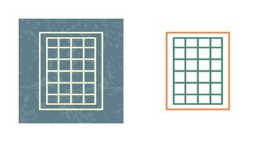 Table of Rates Vector Icon