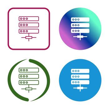 icono de vector de servidor
