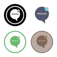 Message Bubbles Vector Icon