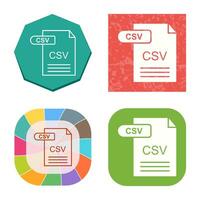 CSV Vector Icon