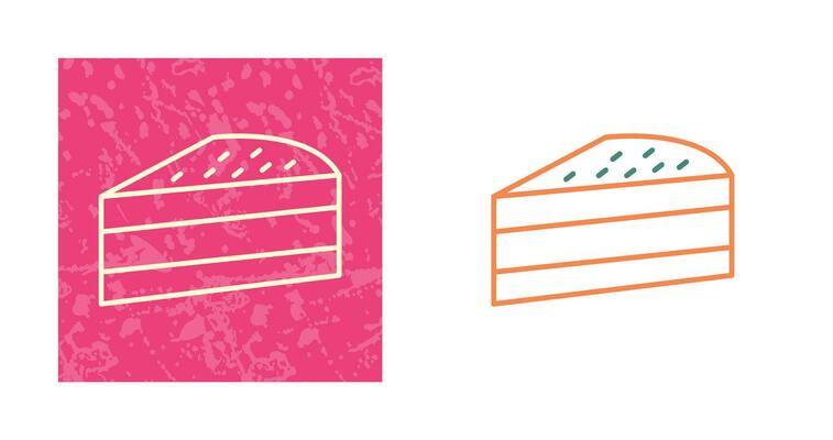 Cake Slice Vector Icon