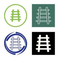 Train Tracks Vector Icon