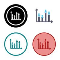 Candidate Graph Vector Icon