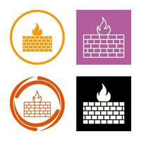 Firewall Vector Icon