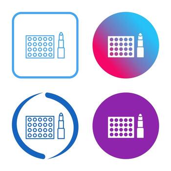 icono de vector de maquillaje