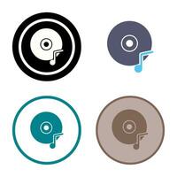 Music CD Vector Icon