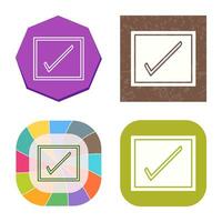 Checkbox Vector Icon